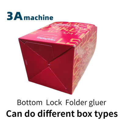 SHH 800AG-2 Automatische bodem slot Flexo Folder Gluer Perfect voor bodem vouwdozen