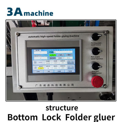 SHH 800AG-2 Automatische bodem slot Flexo Folder Gluer Perfect voor bodem vouwdozen