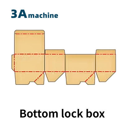 CQT900YG-2 voorgevouwen onder slot wegneembak maken machine voor kleine dozen