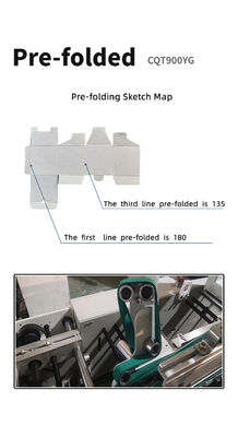 Voorwaarde CQT 900YG-2 Mini Folder Glueer voor onderslot Glueing van doos uitgebreide dozen