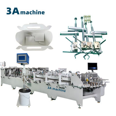 CQT 900YG-2 Bottom Lock Grofed Box Manufacturing Machine Folder Gluer Parts Paper Pasting Machine 2800 KG