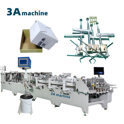 380V/7.5KW Bottom Lock Folding Box Kleefmachine voor de machine-hardwaresector