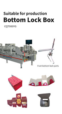 380V/7.5KW Bottom Lock Folding Box Kleefmachine voor de machine-hardwaresector