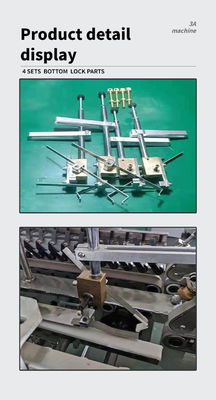 CQT*900YG-2 Bottom Lock Folder Gluer met Crash Lock Bottom Folder Gluer EF 1100 Straight Line Folder Gluer Paper Machine Parts