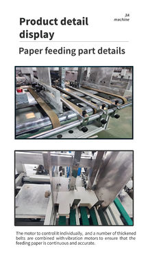CQT*900YG-2 Bottom Lock Folder Gluer met Crash Lock Bottom Folder Gluer EF 1100 Straight Line Folder Gluer Paper Machine Parts