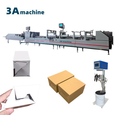 CQT 650JYG Voorgevouwen Crash Lock Bottom Box Semi Automatic Folder Gluer voor koude lijm