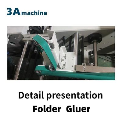 CQT 650JYG Voorgevouwen Crash Lock Bottom Box Semi Automatic Folder Gluer voor koude lijm