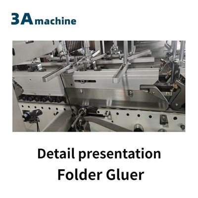 CQT 650JYG Voorgevouwen Crash Lock Bottom Box Semi Automatic Folder Gluer voor koude lijm