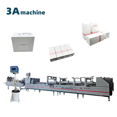 CQT 650JYG Voorgevouwen Crash Lock Bottom Box Automatische folder Gluer Machine voor kleine doos
