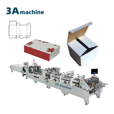 Doos ontvouwde breedste maximale grootte 1 105cm 6 hoeken folder Gluer Machine voor 1100 JGKW Doos