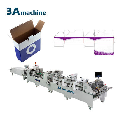 Papiermateriaal 2 3 lagen gegolfd 1100 JGKW Box Making Folder Gluer Machine