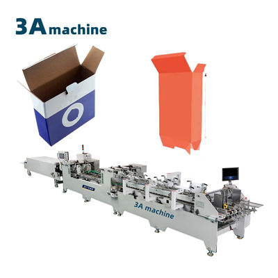 Dual-Lock Bottom Gloved Shipping Box Folder Glueing Machine met maximale grootte 105cm