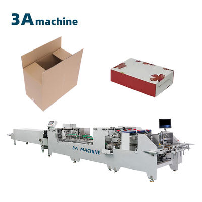 Automatische dubbele vergrendelingsmachine voor de onderkant van de map voor 46 hoekdozen Maximaal formaat 98 cm