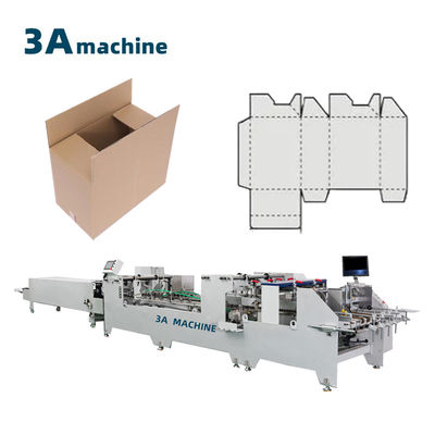 Dual-Lock Bottom 1100*JGKW Grof Box Folder Gluer Machine voor kofferverpakkingen