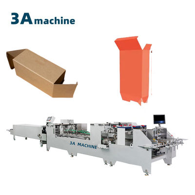 250g-650g kartonnen doppelvergrendelde doos-onderdoos-map-lijmmachine voor onderdelen van papiermachines