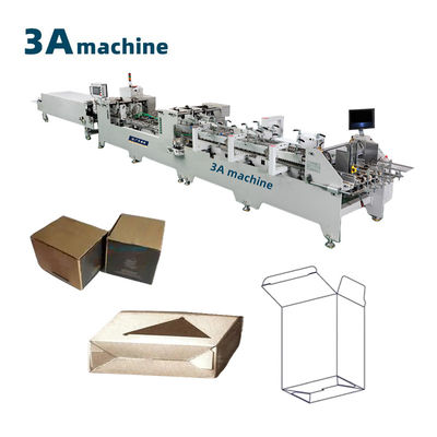 JGKW 1100 Dual-Lock Bottom Folder Gluer met Glue Spreader Bottom Lock en Side Glue