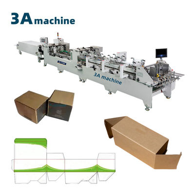 Doos ontvouwde breedste 1 125cm Dubbel slot-onderkant vouwlijmmachine voor kartonnen dozen