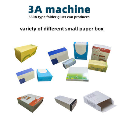 Automatische kleefmachine voor het plakken van papier en het vouwen van dozen met een hoge productiviteit