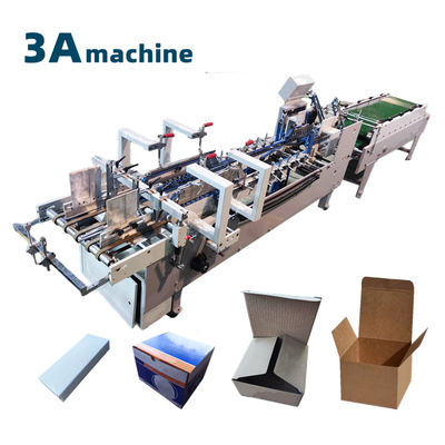 High Productivity Folder Gluer Parts Box Gluing Machine voor 130mm-500mm ontvouwde dozen