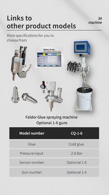 Automatische vouwlijmmachine 3ACQ**580E voor zijdelingse lijm in machine-hardware
