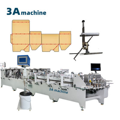 2200 KG CQT900YG-2 voorgevouwen onderste vergrendelingsmap Gluermachine voor HRB zeepverpakking