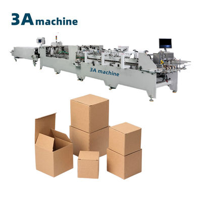1300 JGKW Kartonnen doos Dual-Lock Bottom Carton Folder Gluing Machine met PLC-besturing