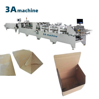 300 m/min Dual-Lock Bottom Automatic Folding Carton Box Kleefmachine voor handelspapier