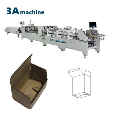 3700 KG Dual-Lock Bottom Automatic Folder Gluer Machine voor karton/golfdoos