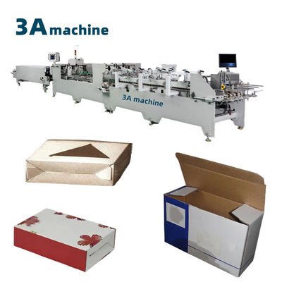 Bottom Lock Dual- Cardboard/Corrugated Box Folder Glueing Machine voor een hoge productiviteit