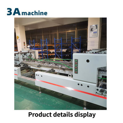 Bottom Lock Dual- Cardboard/Corrugated Box Folder Glueing Machine voor een hoge productiviteit