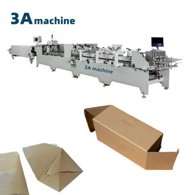 Koudlijmmachine voor het vouwen van karton met dubbel slot