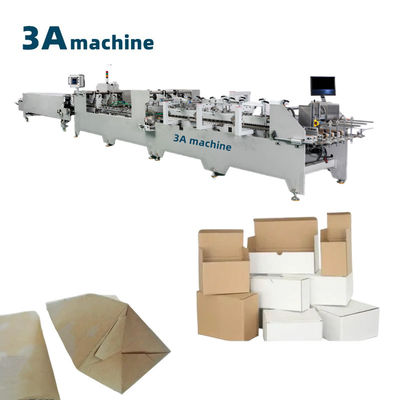 Doos ontvouwde breedste 125cm 1300 JGKW kartonnen doos lijmmachine voor dubbele slot bodem