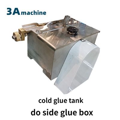 Hot Melt Glue Book Cover Folder Gluer Machine CQT-800BS voor 280 mm Minimum Grootte