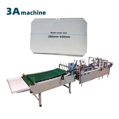 PLC-gecontroleerde doosvouw- en lijmmachine voor de productie van boekomslag