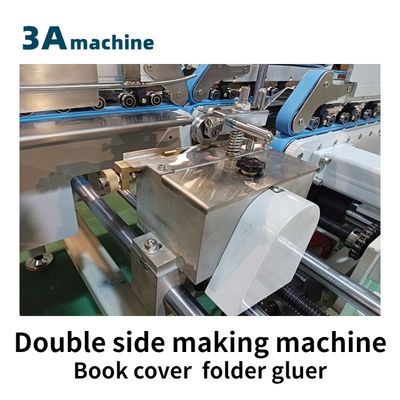 CQT800BS Automatische dubbelzijdige plakmachine voor boekomslag met maximale lijnsnelheid 250 m/min