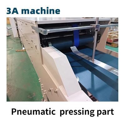 Automatische onderste vergrendelingsvouwlijm voor nauwkeurig vouwen en plakken in 10*1.2*1.3m Grootte