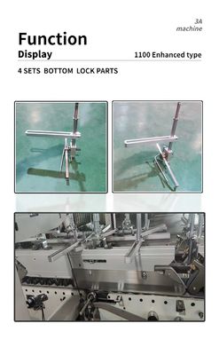 CQT1100 Verbeterd type Automatische vouwlijmmachine voor consistente prestaties