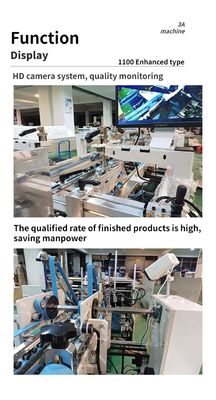 CQT1100 Verbeterd type Automatische vouwlijmmachine voor consistente prestaties