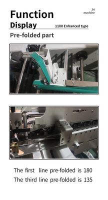 CQT1100 Verbeterd type Automatische vouwlijmmachine voor consistente prestaties