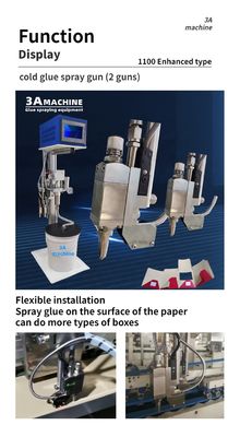 CQT1100 Verbeterd type Automatische vouwlijmmachine voor consistente prestaties