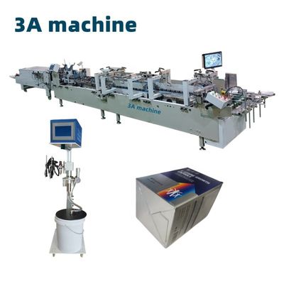 CQT-1100 Verbeterd type Automatische onderste slotmap Gluerbox vouwlijmmachine