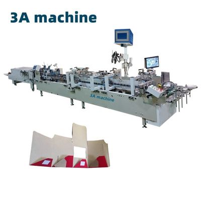 CQT-1100 Verbeterde automatische onderste vergrendeling vouwlijm voor het vouwen en lijmen van mini dozen