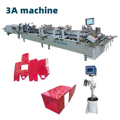 Verbeterd type PLC gecontroleerd automatisch onderste slot folder lijm voor kartonnen dozen