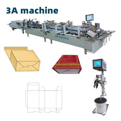 Automatische kwaliteit Automatische CQT-900 Verbeterde papierdoos Gluing en assemblage oplossing