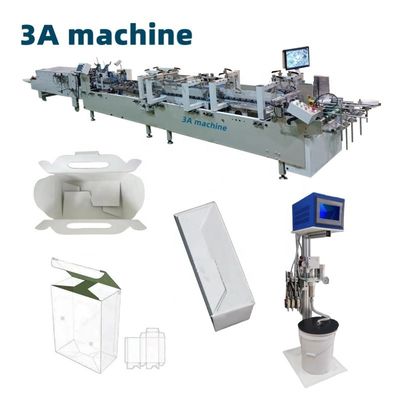 Gebruikersvriendelijke CQT-900 Verbeterde automatische papierlijmmachine voor bestandsmap 380V3P