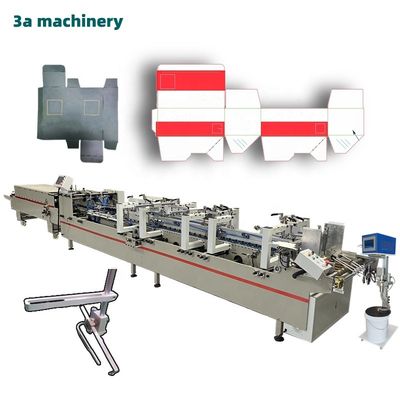 Totale lengte 9,6 m. Automatische slot-bodem vouwlijm voor vouwmachine voor kartonnen dozen