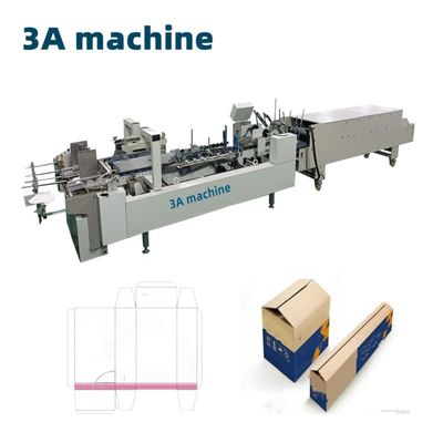 1400 kg Capaciteit CQT-800 Karton/Gorrigeerde rechte lijn Box Folder Gluer Machine