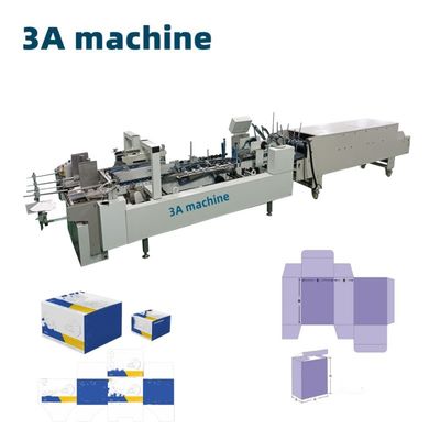 1400 kg voedingspapier automatische doos folder lijmmachine CQT-800 voor gegolfde dozen