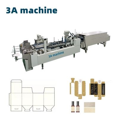 CQT-800 Karton/Gorrigeerde rechte lijn doos Automatische doos folder Gluing Machine