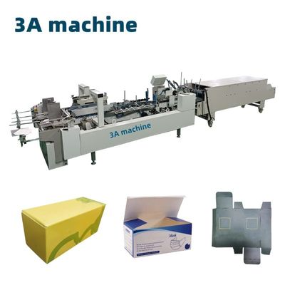 CQT-800 Karton/Gorrigeerde rechte lijn doos Automatische doos folder Gluing Machine
